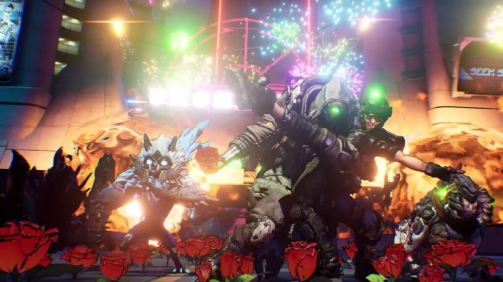 Vários personagens do Borderlands 3